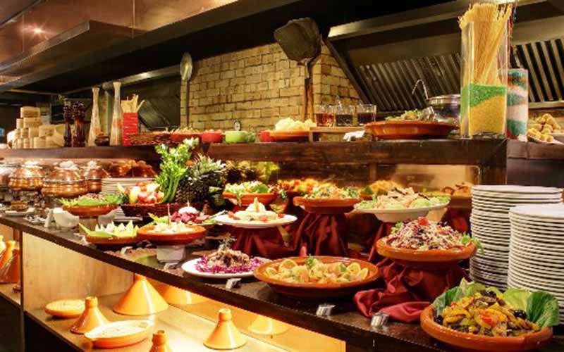 Buffet Lunch Setup