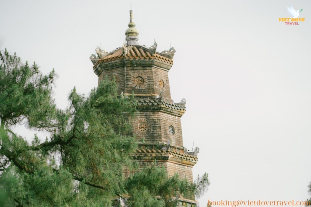 Thien Mu Pagoda by Perfume River
